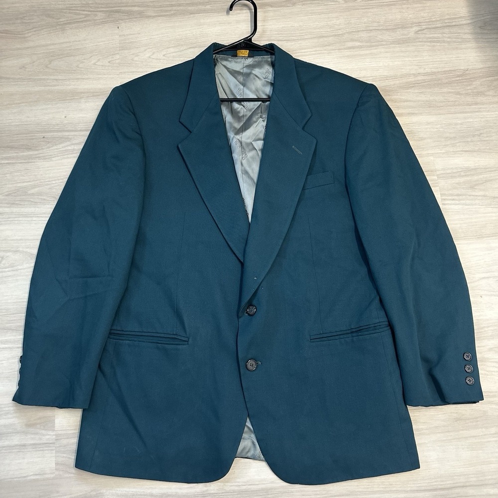 Vintage Givenchy Monsieur Green ~42R Blazer